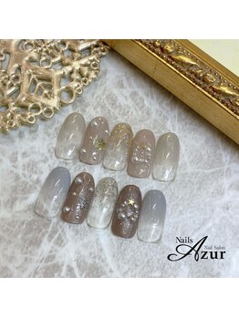 ネイルズアジュール アピタ新潟西店(Nailz Azur)/ハンド　定額デザインＣコース