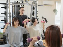 ハリジム(HARI GYM)の雰囲気（ご夫婦、ご友人等で励まし合いながらのペアトレも大人気です！）