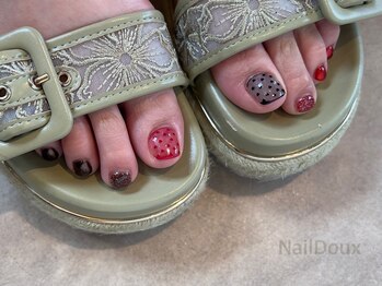 ネイル ドゥ 岡山駅前店(Nail Doux)/ストッキングフットネイル
