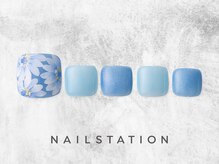 ネイルステーション ルミネ有楽町店(NAIL STATION)/フェミニンフラワー／パラジェル