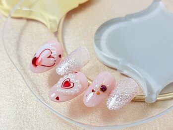 ネイルサロンアンドスクール ディスディアーナ(Disdirena)/2月ジェル定額B/大人カジュアル