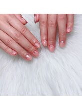 アートネイル ギャラリー(Art nail Gallery)/大人可愛いシンプルピンクネイル