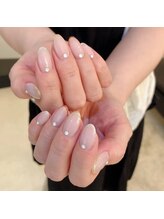 ネイルルーム オルポノ(Olupono)/ラメフレンチ