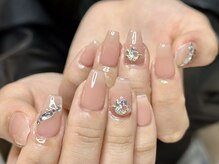 ウサギネイル 新大久保店(usagi nail)/ピンクネイル