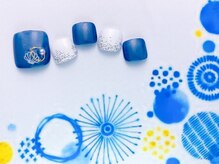 ムスビ(musubi)/8月【フット】定額アート