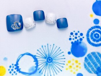 ムスビ(musubi)/8月【フット】定額アート