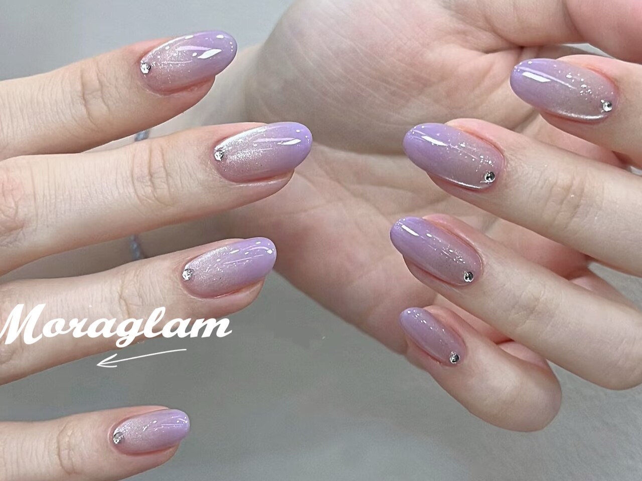 2025年-2026年冬トレンド】ヒョウ柄 カラーグラデーション ハンドの