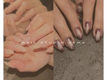 ネイル スタジオ アルマ(NAIL STUDIO ALMA)の雰囲気（シンプルからニュアンス、手書きアートまで幅広く対応可能）