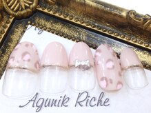 アグニークリッシェ(Agunik Riche)/【ピンクヒョウ柄】7400円
