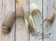 ホームネイルサロン 戸田 ミハ フルーラ(Home Nail Salon Mija Flura)/ラグジュアリー　￥7980　I168L