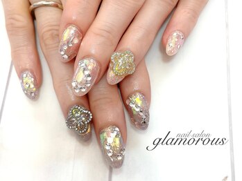 ネイルグラマラス 西新井店/《パラジェル》キラキラネイル