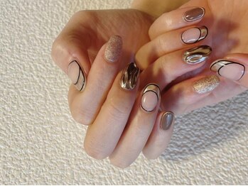 キキネイル たまプラーザ店(kikinail)/囲いフレンチネイル