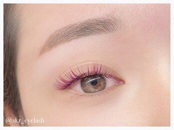 ザ サロン アリア 池袋(THE SALON aria)/パープル×ピンク140本