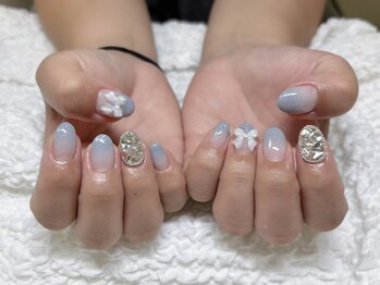 ブルーワンホンネイル★