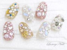 ラグジュアリーネイルズ オオミヤ(Luxury Nails Omiya)/敷き詰めビジュー