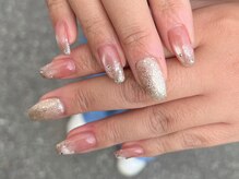 岩崎施術　マグネットラメグラデ