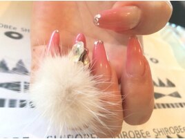 キラふわグラデーションネイル☆