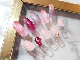 春のニュアンスネイル