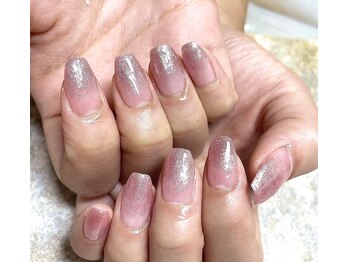 エイミーユア(Eimmy Yua)/キラキラ☆ラメグラデ