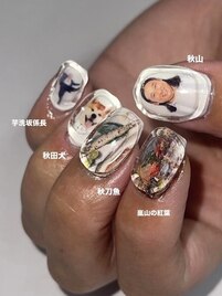秋ネイル
