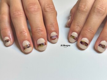 キクヤ(Kikuya)の写真/完全プライベートサロンで寛ぎの時間を。持ち込みデザインOK♪爪に負担が少ないフィルイン・パラジェル対応