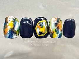 【9月】タイダイネイル