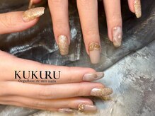 ククル(KUKURU)/和柄ニュアンスネイル　80105
