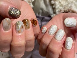 個性的ちぐはぐnail