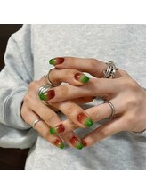 ウェイビーズ ネイル(wavy's.nail)/個性派グラデーション