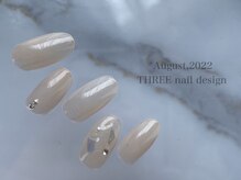 スリー(THREE)/Augusut.2022/nail design 