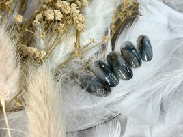 もやもや ニュアンスネイル 秋冬