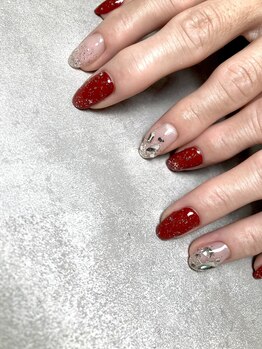 ラキネイル(LAKI Nail)/クリスマスネイル