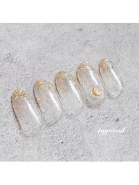 ラメグラデーションネイル