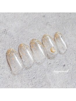 たゆ ネイル(たゆnail)/ラメグラデーションネイル