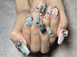 ガーリーパーツネイル