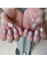 リファインネイル(refinenail)/ホワイトオーロラネイル