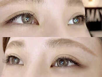 メイ(May)の写真/着け心地良く自然でボリューミーな目元に♪熟練オーナーがあなたのまつ毛のお悩みに寄り添い理想の目元に☆