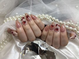 【Miyu】さくらんぼネイル