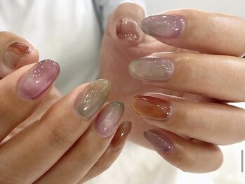 マリーネイルズ 大阪梅田店(MARIE NAILS)/新規様8000円 0814fくすみカラー