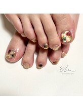 オル('olu)/フットネイル/フラワーネイル