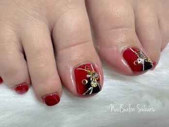 スバル(Subaru)/お正月ネイル☆