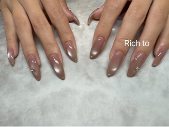 リッチ トゥ 豊橋店(Rich to)の写真/ネイルデビューの方はRich to nailへ☆新しい季節だからこそ手元足元から可愛いを取り込んでみませんか?
