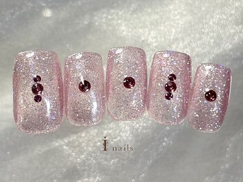 アイネイルズ 町田店(I nails)/ラメワンカラーパーツ7480円