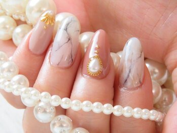 ヴィーナ 山口店(Vina)/大理石風ネイル