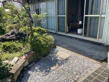 たにあん/店舗庭