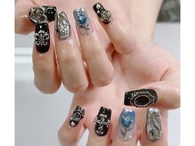 ネイル ファンシーファング(nail_fancy_fang)/手描きアート