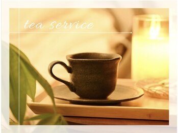 フラワームーン 大和(FlowerMoon)/施術前後にはお茶のサービス♪