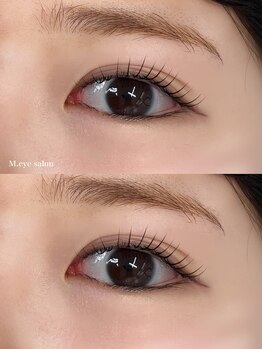 エムドットアイサロン(M. eye salon)/まつげパーマ♪立ち上げカール♪