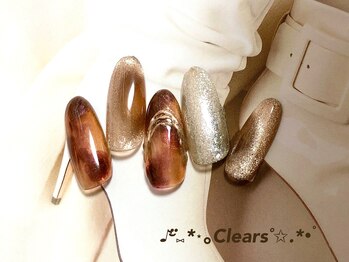 ビューティーネイルサロン クリアーズ(Clears)/ニュアンスマグネットネイル