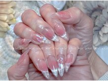 レアネイル 渋谷店(Le’a nail)/チーク☆マグネットフレンチ